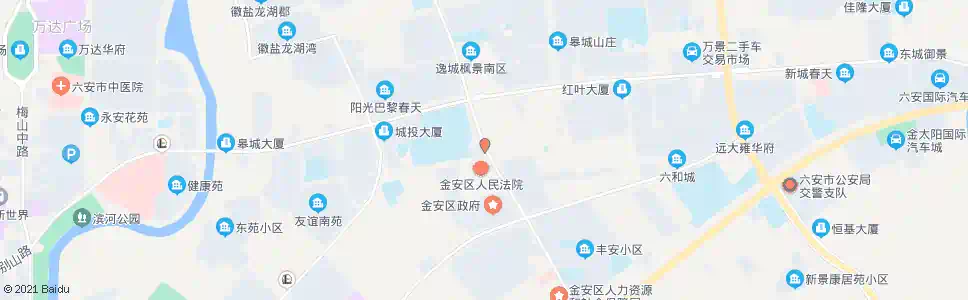 六安安丰路口_公交站地图_六安公交_妙搜公交查询2024