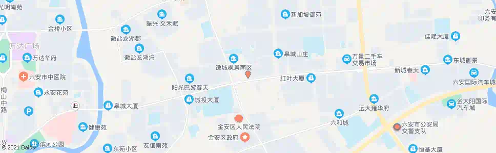 六安市医东院区_公交站地图_六安公交_妙搜公交查询2024