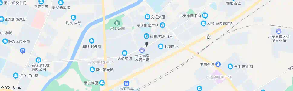 六安龙湖山庄_公交站地图_六安公交_妙搜公交查询2024