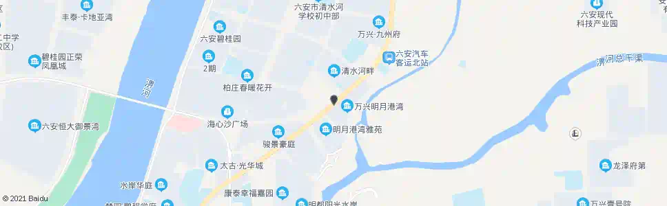 六安清水河街道_公交站地图_六安公交_妙搜公交查询2024