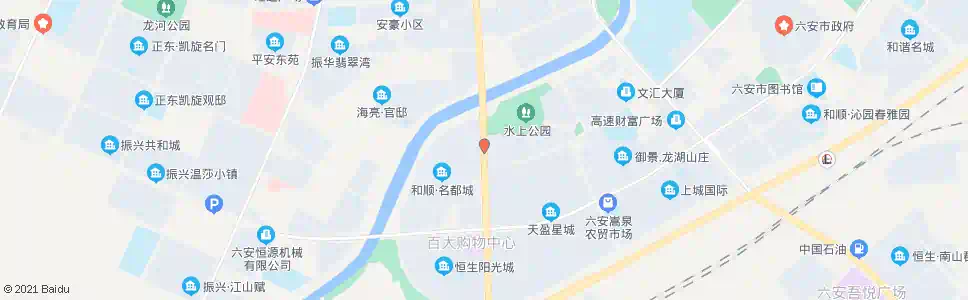 六安水上公园_公交站地图_六安公交_妙搜公交查询2024