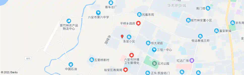 六安永安农贸市场_公交站地图_六安公交_妙搜公交查询2024