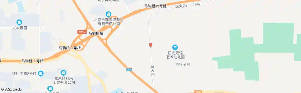 北京后银子村_公交站地图_北京公交_妙搜公交查询2024