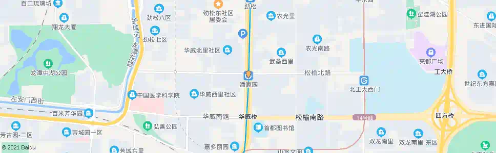 北京潘家园_公交站地图_北京公交_妙搜公交查询2024