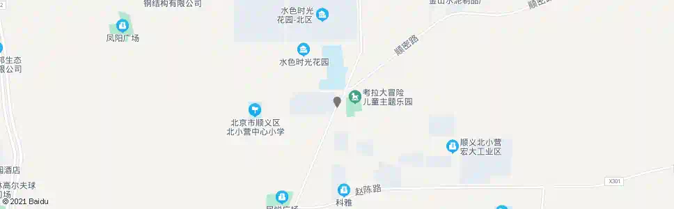 北京北小区_公交站地图_北京公交_妙搜公交查询2024