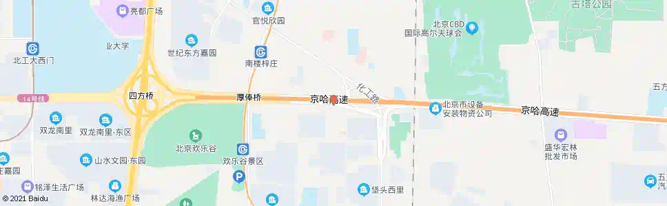 北京垡头桥西_公交站地图_北京公交_妙搜公交查询2024