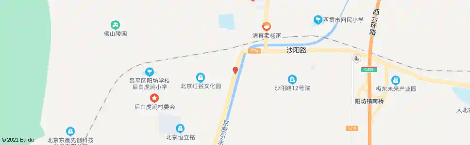 北京后白虎涧村路口_公交站地图_北京公交_妙搜公交查询2024