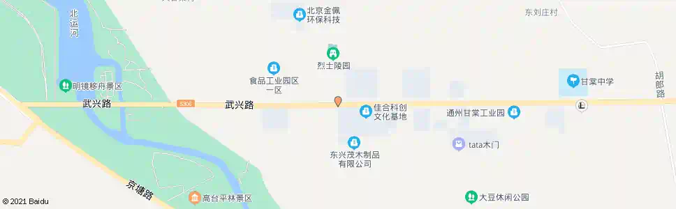 北京小甘棠村_公交站地图_北京公交_妙搜公交查询2024