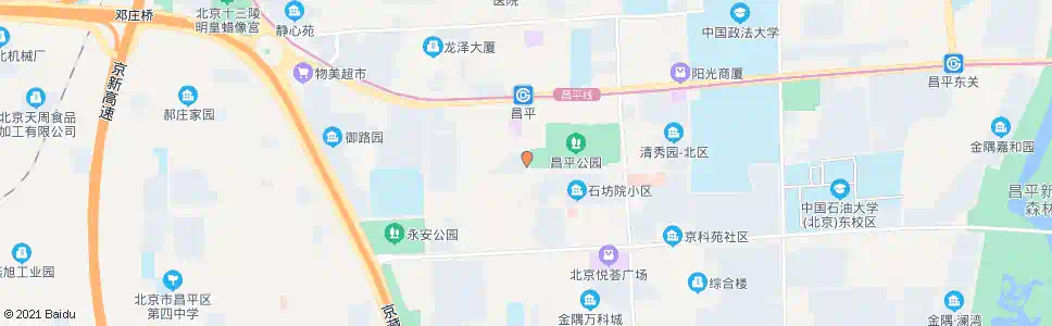 北京昌平中心公园_公交站地图_北京公交_妙搜公交查询2024