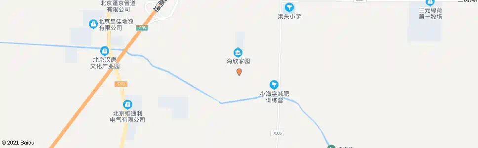 北京小海子村_公交站地图_北京公交_妙搜公交查询2024