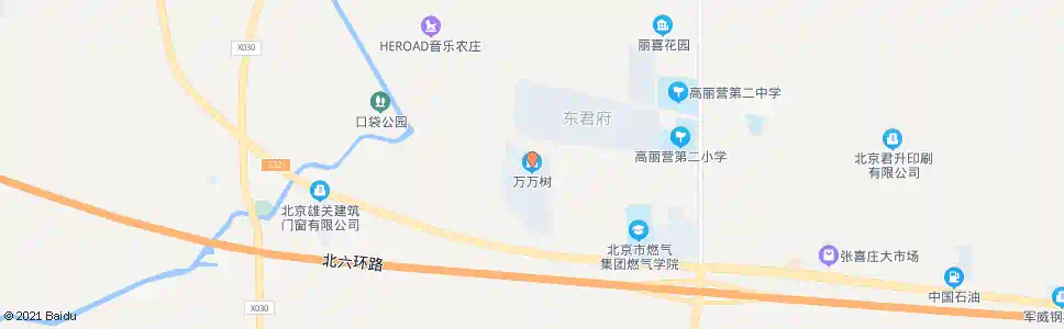 北京万万树小区_公交站地图_北京公交_妙搜公交查询2024