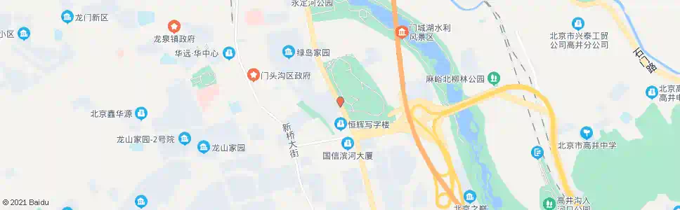 北京龙泉花园_公交站地图_北京公交_妙搜公交查询2024