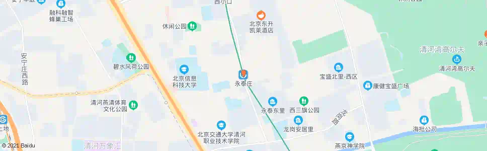 北京地铁永泰庄站(西行)_公交站地图_北京公交_妙搜公交查询2024