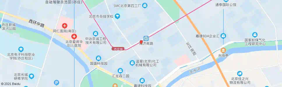 北京永康公寓_公交站地图_北京公交_妙搜公交查询2024