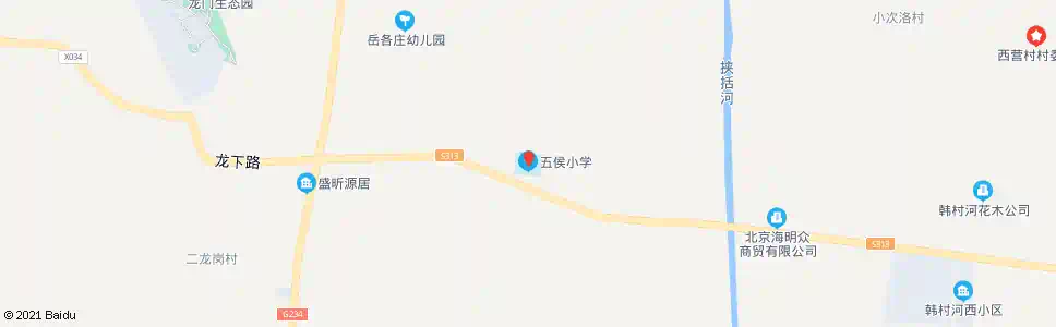 北京五侯小学_公交站地图_北京公交_妙搜公交查询2024