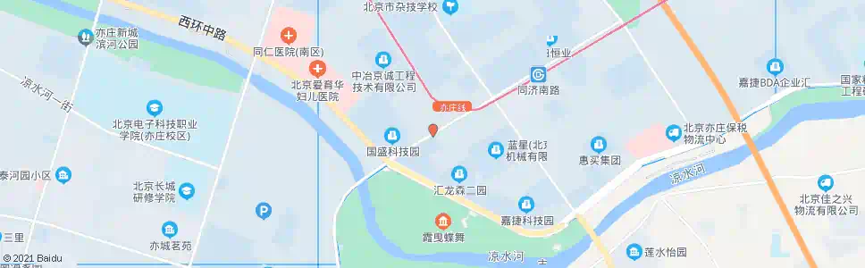 北京康定街西口_公交站地图_北京公交_妙搜公交查询2024