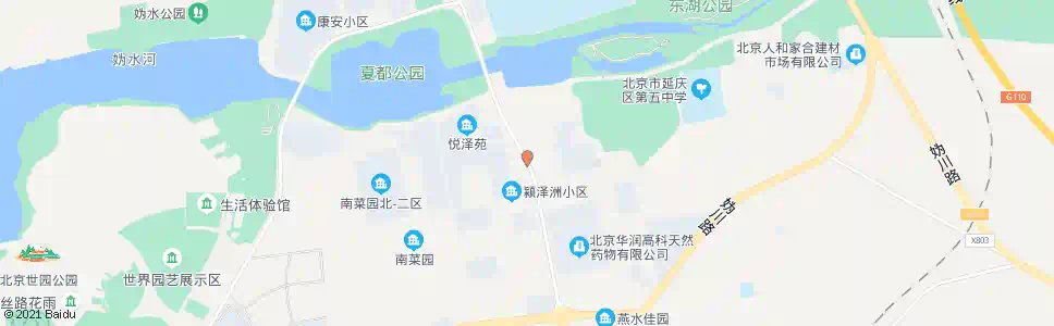 北京延庆南菜园总站_公交站地图_北京公交_妙搜公交查询2024