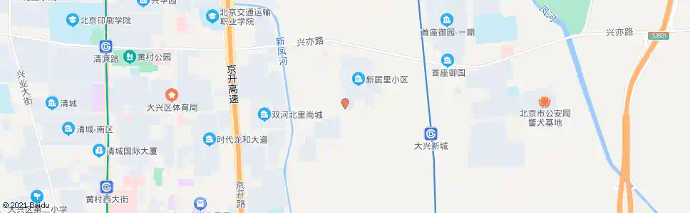 北京新居里_公交站地图_北京公交_妙搜公交查询2024