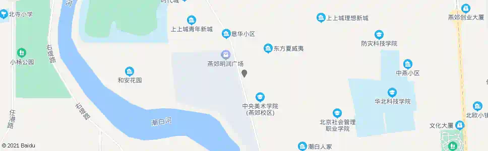 北京燕郊东方夏威夷小区西门_公交站地图_北京公交_妙搜公交查询2024