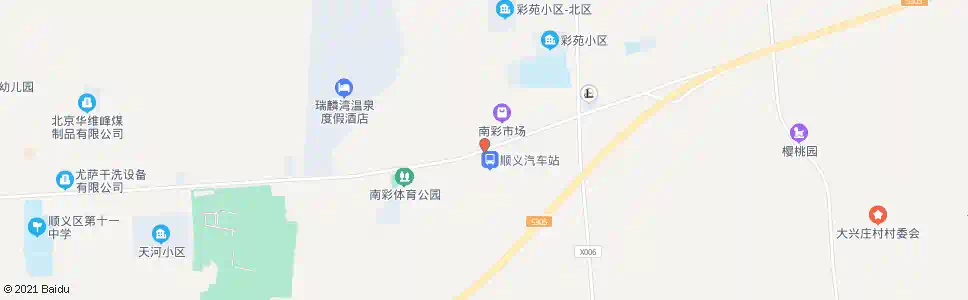 北京顺义南彩汽车站_公交站地图_北京公交_妙搜公交查询2024