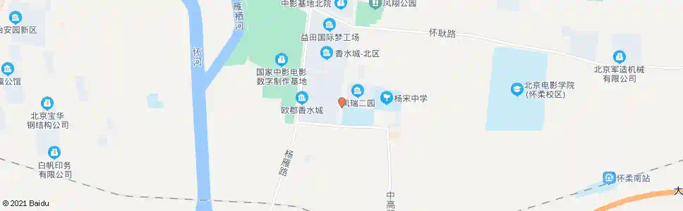 北京凤瑞一园_公交站地图_北京公交_妙搜公交查询2024