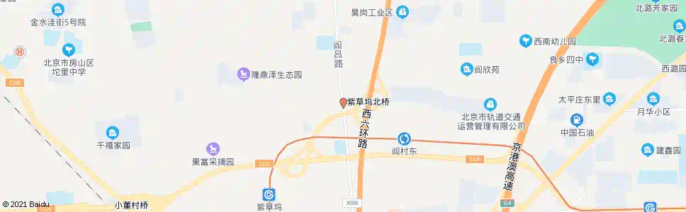 北京小紫草坞路口_公交站地图_北京公交_妙搜公交查询2024