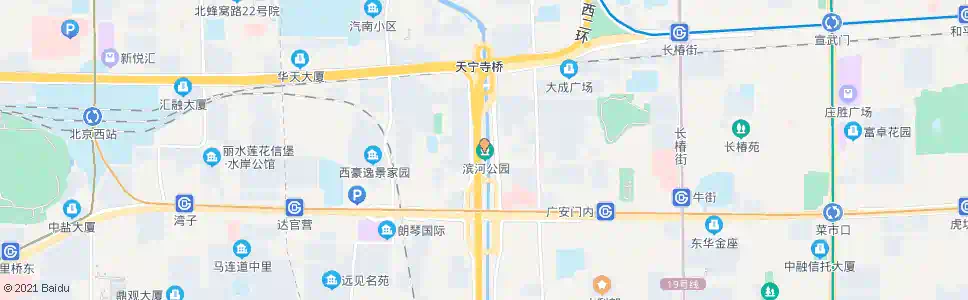 北京广安门北_公交站地图_北京公交_妙搜公交查询2024