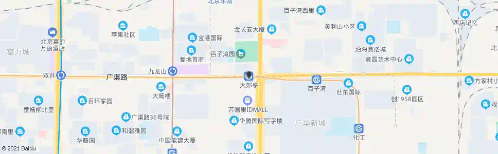 北京大郊亭站_公交站地图_北京公交_妙搜公交查询2024