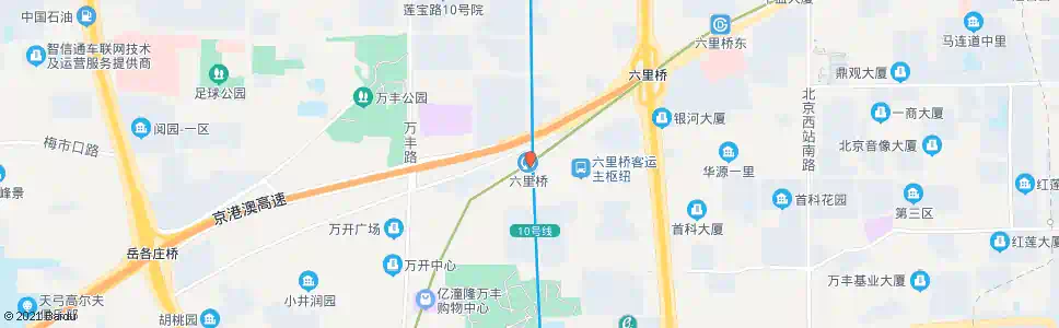 北京地铁六里桥站_公交站地图_北京公交_妙搜公交查询2024