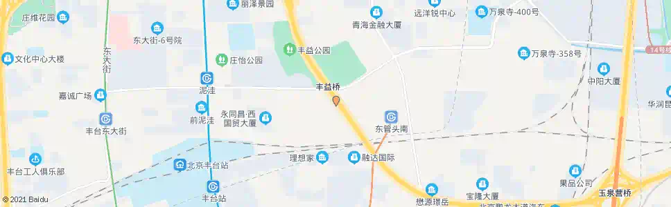 北京丰益桥南_公交站地图_北京公交_妙搜公交查询2024