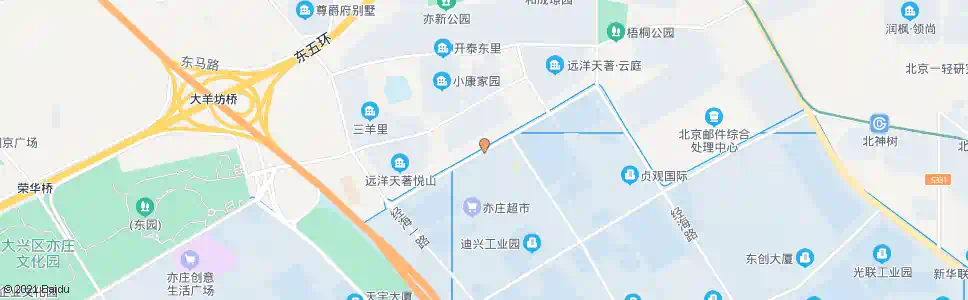 北京科创一街北口_公交站地图_北京公交_妙搜公交查询2024