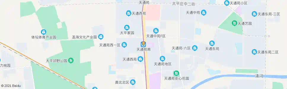 北京地铁天通苑站南_公交站地图_北京公交_妙搜公交查询2024