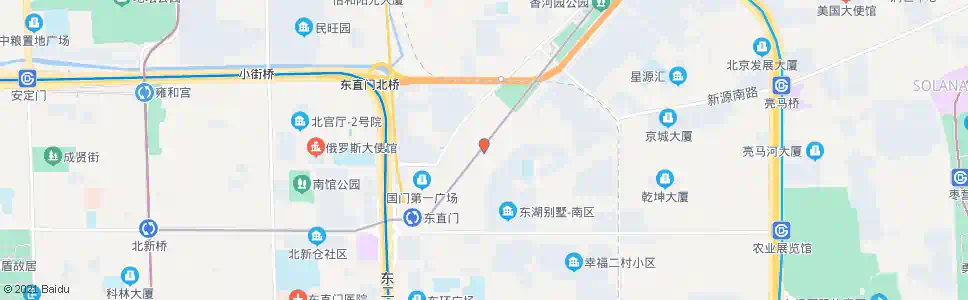 北京东直门外_公交站地图_北京公交_妙搜公交查询2024