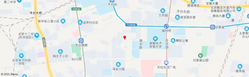 北京丰台桥梁厂(密三路)_公交站地图_北京公交_妙搜公交查询2024