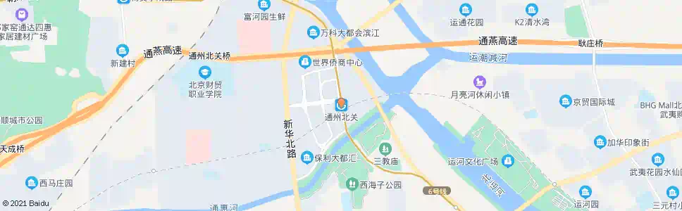 北京北关站_公交站地图_北京公交_妙搜公交查询2024