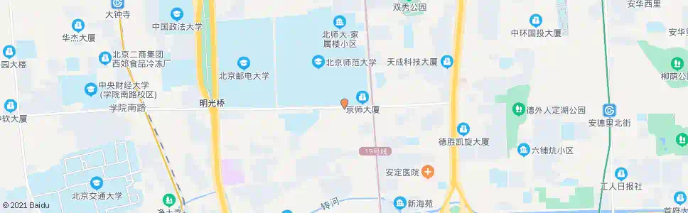 北京北京师范大学南门_公交站地图_北京公交_妙搜公交查询2024