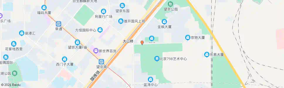 北京大山子路口东_公交站地图_北京公交_妙搜公交查询2024