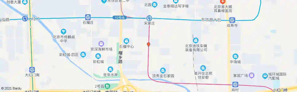 北京双庙北_公交站地图_北京公交_妙搜公交查询2024