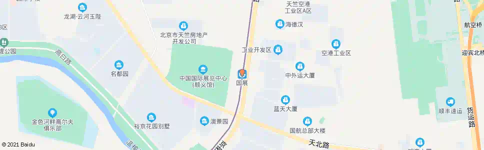 北京国展地铁口_公交站地图_北京公交_妙搜公交查询2024