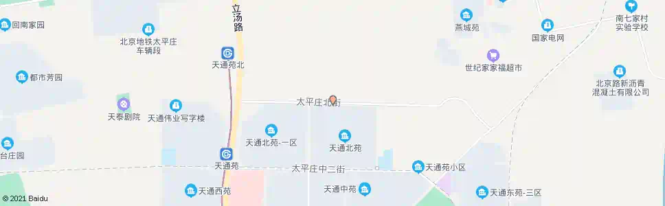 北京天通北苑二区北门_公交站地图_北京公交_妙搜公交查询2024