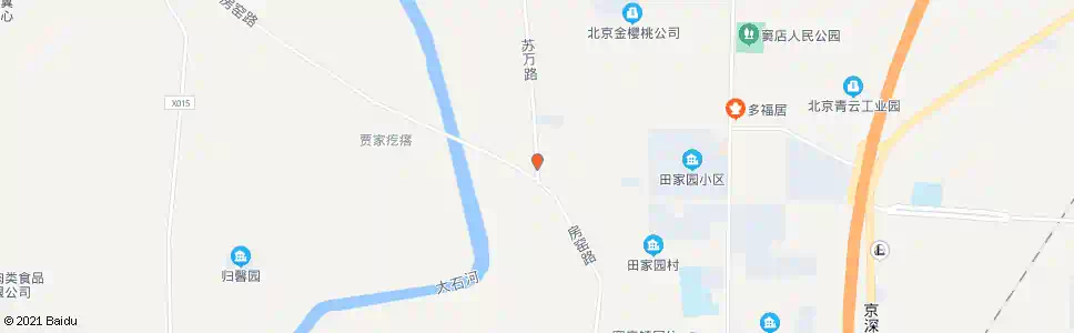 北京田家园_公交站地图_北京公交_妙搜公交查询2024