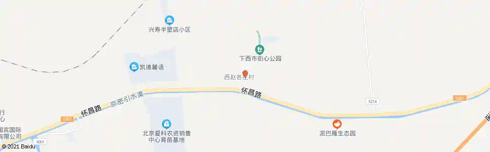 北京赵各庄西_公交站地图_北京公交_妙搜公交查询2024