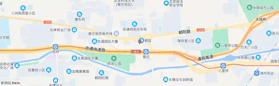 北京杨闸_公交站地图_北京公交_妙搜公交查询2024