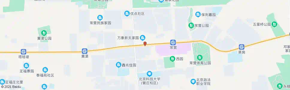 北京常营北路东口_公交站地图_北京公交_妙搜公交查询2024