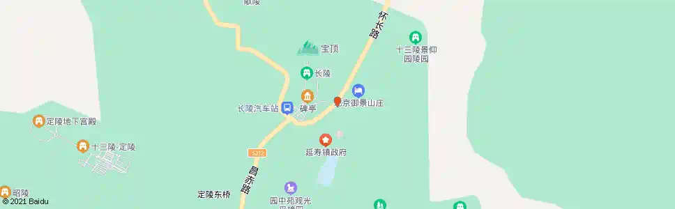 北京长陵路口_公交站地图_北京公交_妙搜公交查询2024