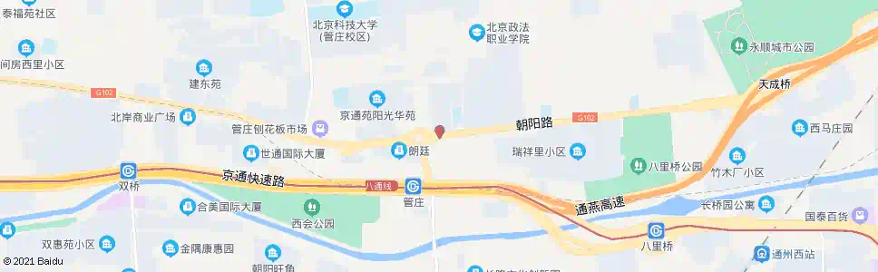 北京杨闸环岛东_公交站地图_北京公交_妙搜公交查询2024