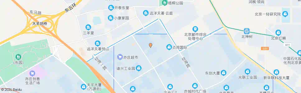 北京科创二街_公交站地图_北京公交_妙搜公交查询2024