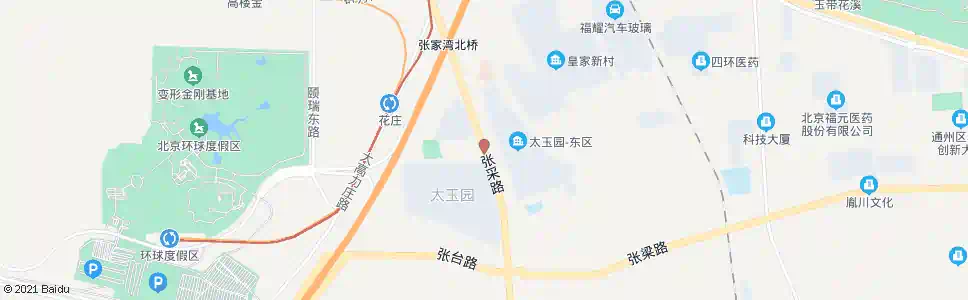 北京太玉园小区路口_公交站地图_北京公交_妙搜公交查询2024