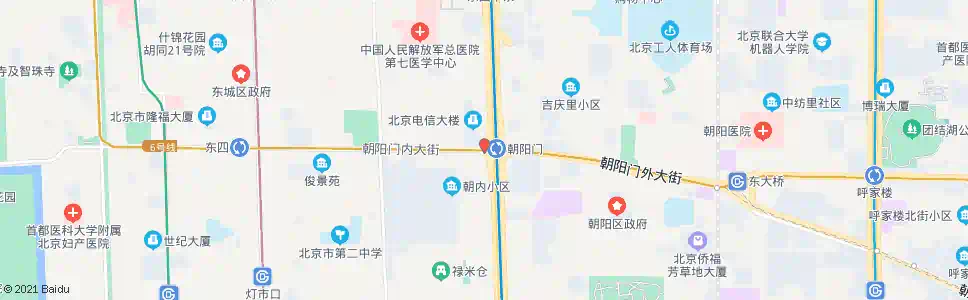 北京朝阳门站_公交站地图_北京公交_妙搜公交查询2024