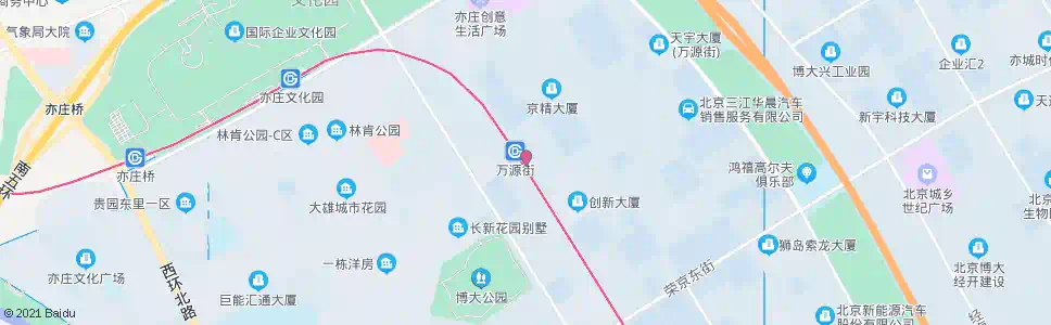 北京宏达工业园_公交站地图_北京公交_妙搜公交查询2024